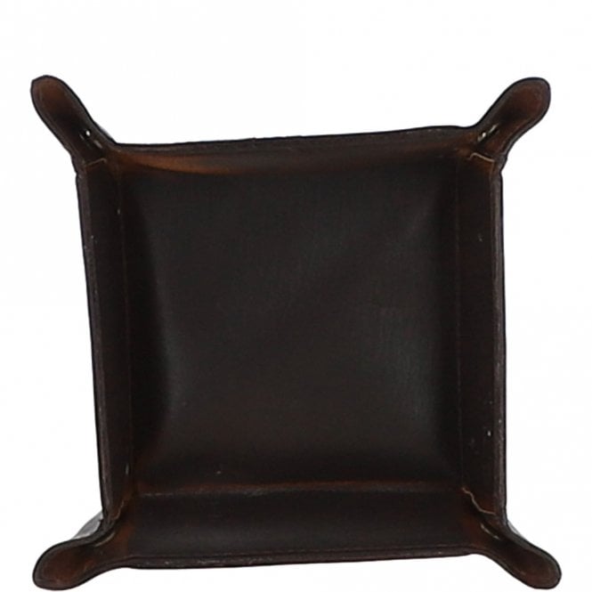 Ashwood Leather Medium Leather Tidy Tray Copper Brown : MLT