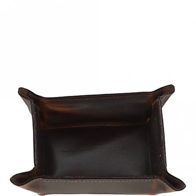 ashwood leather Medium Leather Tidy Tray Copper Brown : MLT