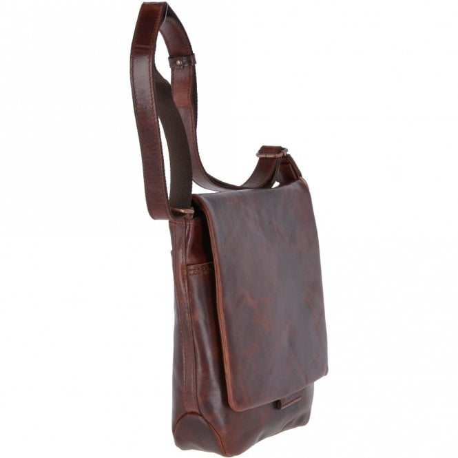 Ashwood Leather Medium Leather Vintage Messenger Bag Tan : Adam