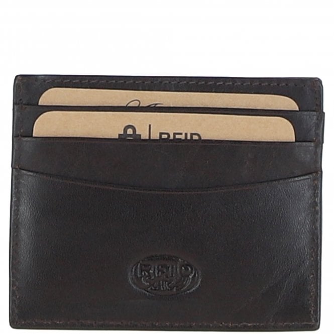 Ashwood Leather Men's Leather Card Holder & Key Ring Gift Set Brown: GS-1234