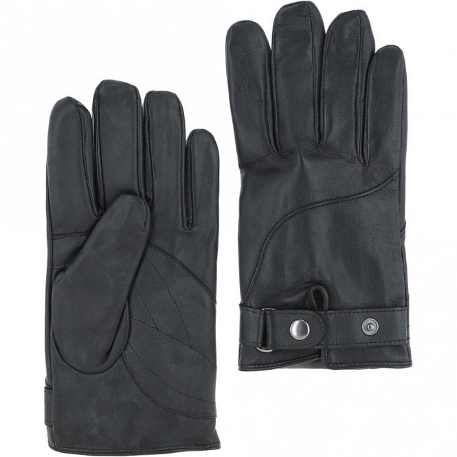 ashwood leather Men's Touch Screen Friendly Leather Gloves Black: 775