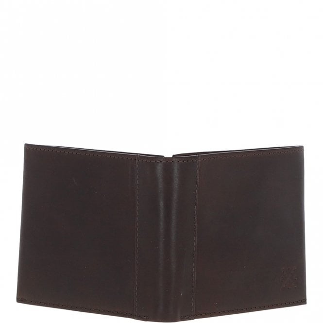 Ashwood Leather Men's Waxy Leather RFID Classic 6 Card Billfold Wallet Brown: W-81