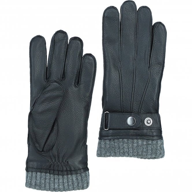 ashwood leather Mens Ashwood Leather Gloves Black: 501