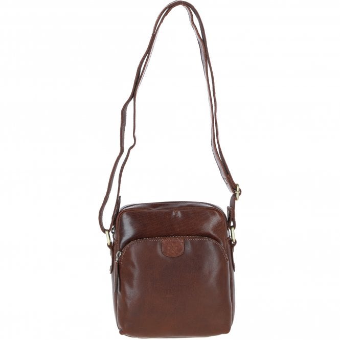 ashwood leather Mens Elegant Ashwood Leather Messenger Bag Chestnut Tan: T-79