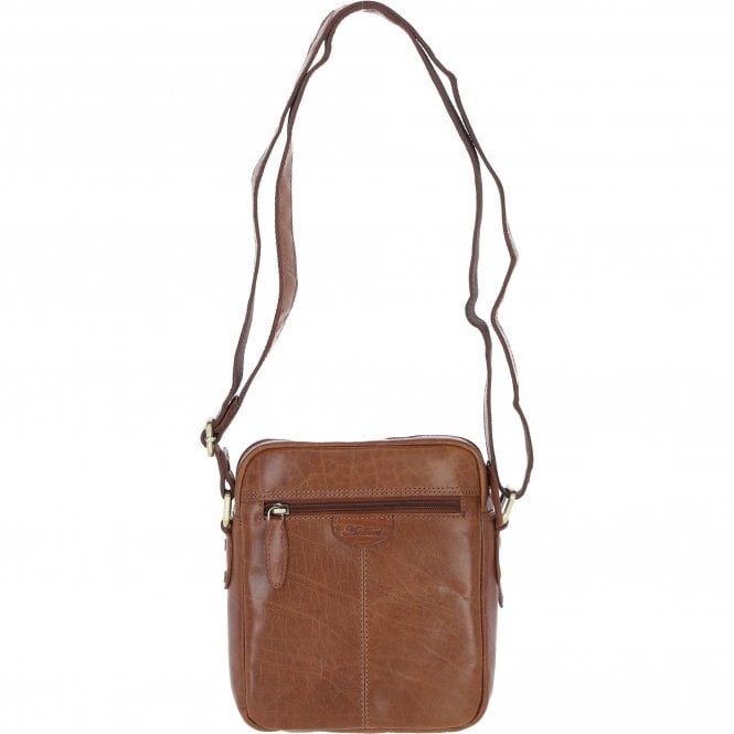 Ashwood Leather Mens Elegant Ashwood Leather Messenger Bag Honey: T-79