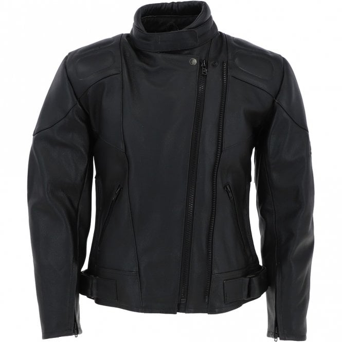 ashwood leather Mens Fashion Cowhide Leather Jacket Black : Giovanny