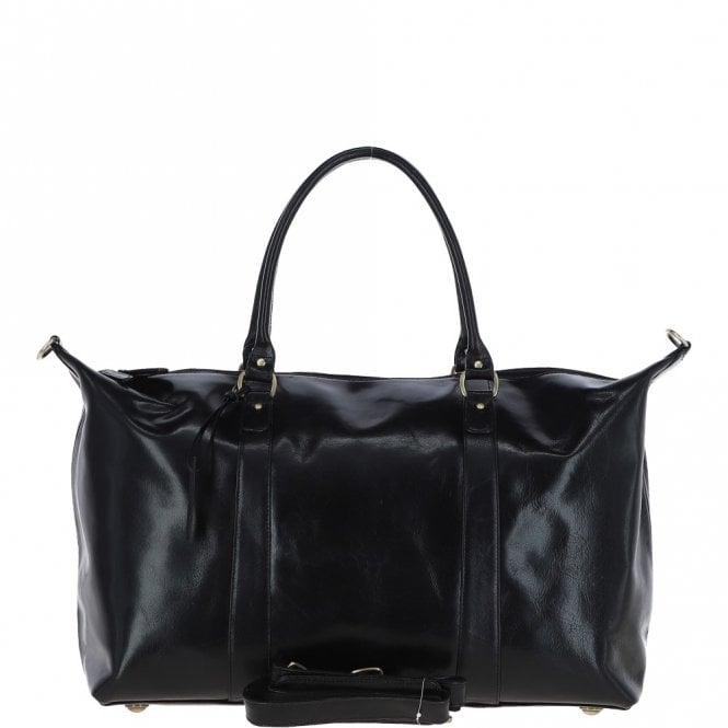 ashwood leather Mens Large Travel Holdall Black: Johnny ashwood leather Mens Large Travel Holdall Black: Johnny