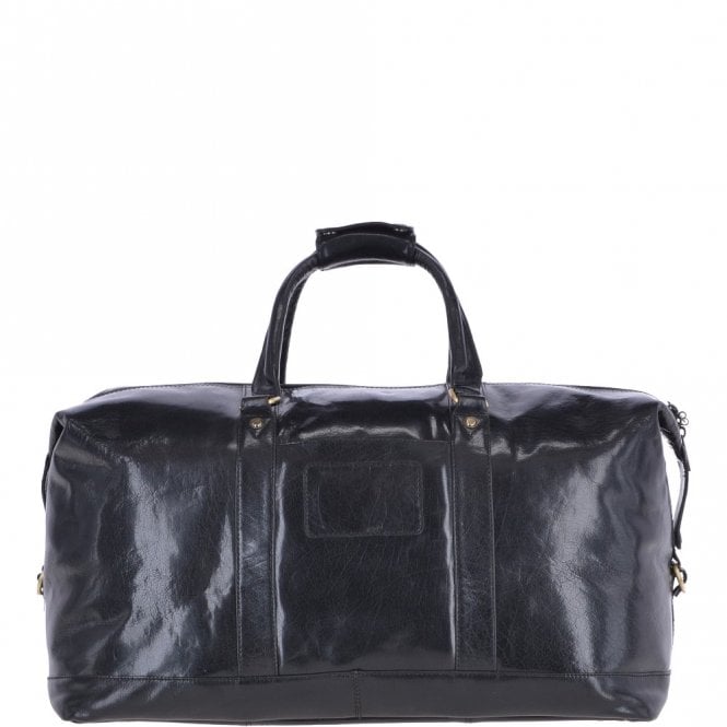Ashwood Leather Mens Large Travel Holdall Black/vt : 2070