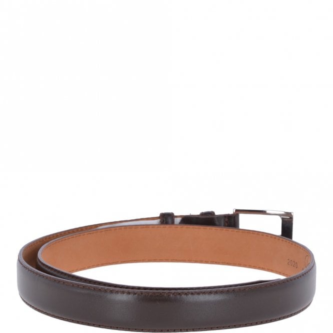 Ashwood Leather Mens Leather Chino Belt Brown: AB-23