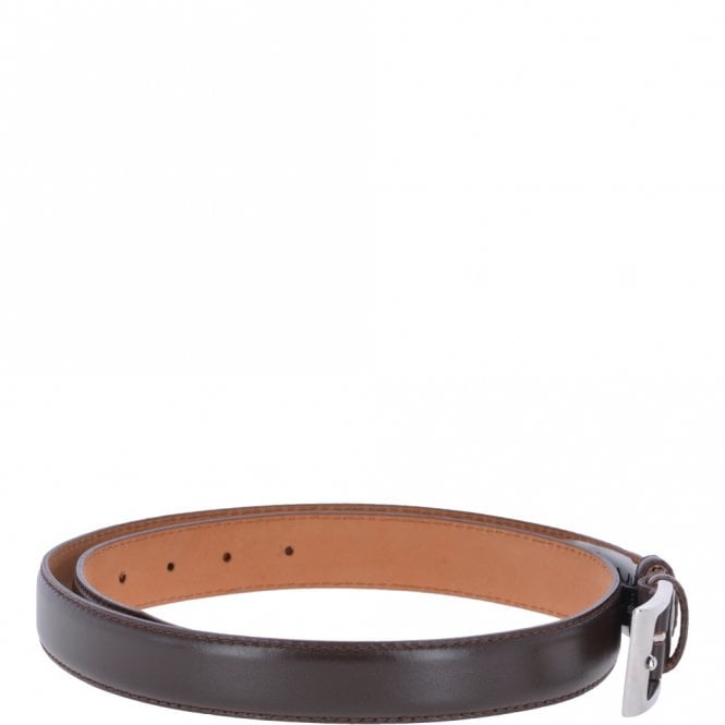Ashwood Leather Mens Leather Chino Belt Brown: AB-23