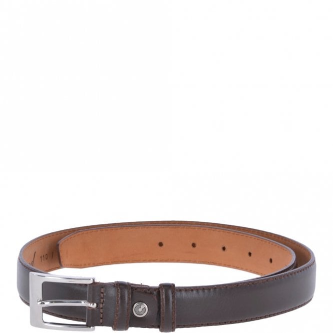 ashwood leather Mens Leather Chino Belt Brown: AB-23