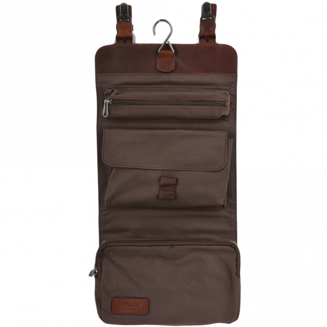 Ashwood Leather Mens Leather Hanging Toiletry Bag Tan : Phil
