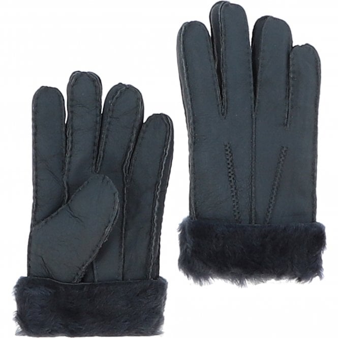 ashwood leather Mens Leather Sheepskin Gloves Grey: DB905