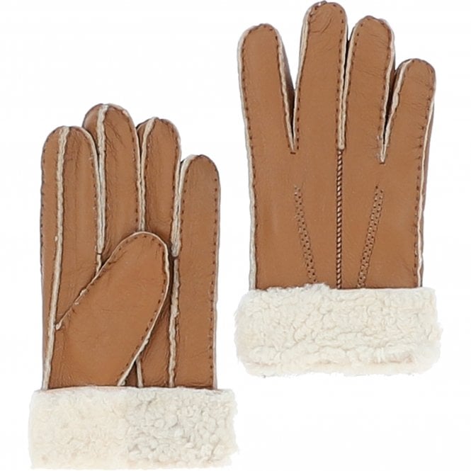 ashwood leather Mens Leather Sheepskin Gloves Tan: DB905 ashwood leather Mens Leather Sheepskin Gloves Tan: DB905