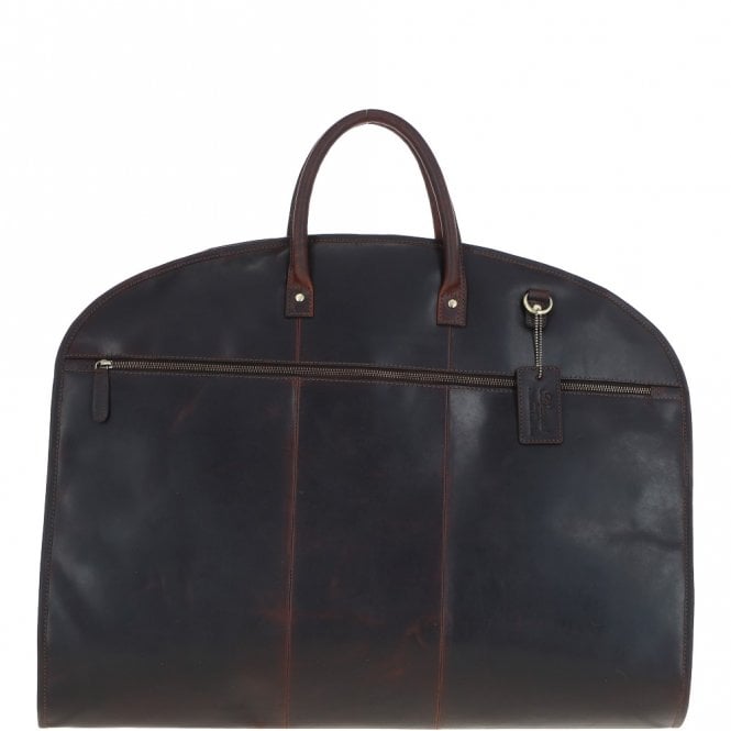 Ashwood Leather Mens Leather Suit Carrier Brown: K-50