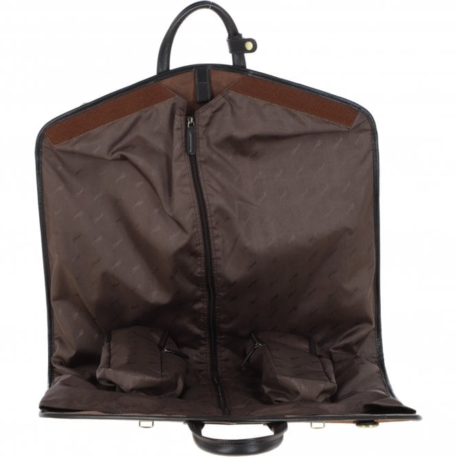 Ashwood Leather Mens Leather Suit Carrier Oily Brown : Curtis