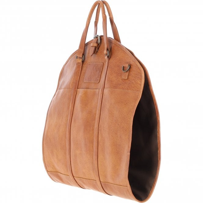 Ashwood Leather Mens Leather Suit Carrier Tan: Savile