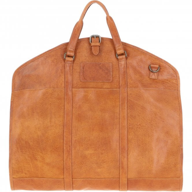 ashwood leather Mens Leather Suit Carrier Tan: Savile