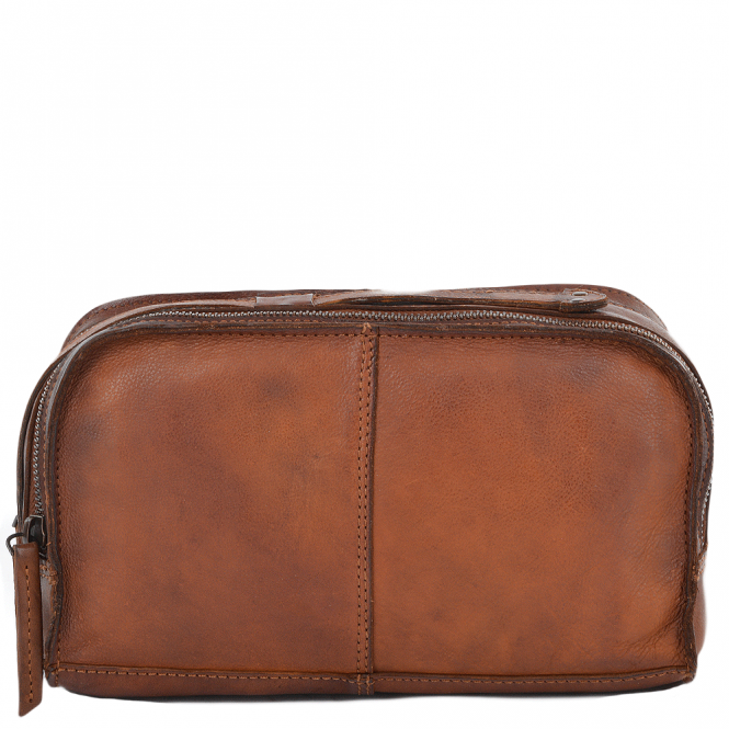 Ashwood Leather Mens Leather Vintage Wash Bag Rust : 7998