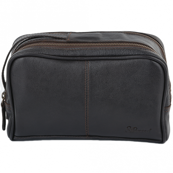 Ashwood Leather Mens Leather Washbag Brown/tum : 2012