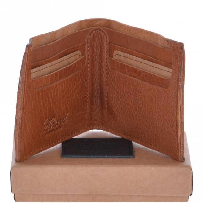 ashwood leather Mens Luxury 6 Card Note Leather Wallet Tan : 2002