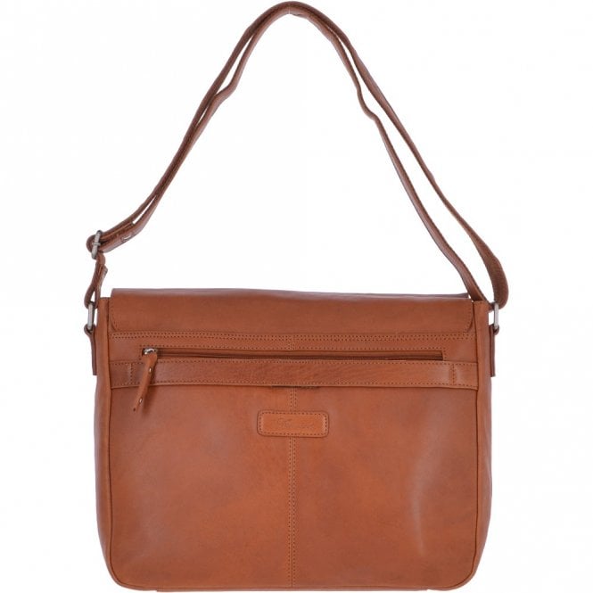 Ashwood Leather Mens Luxury Leather 15inch Laptop Work Bag Tan : Baker WLB