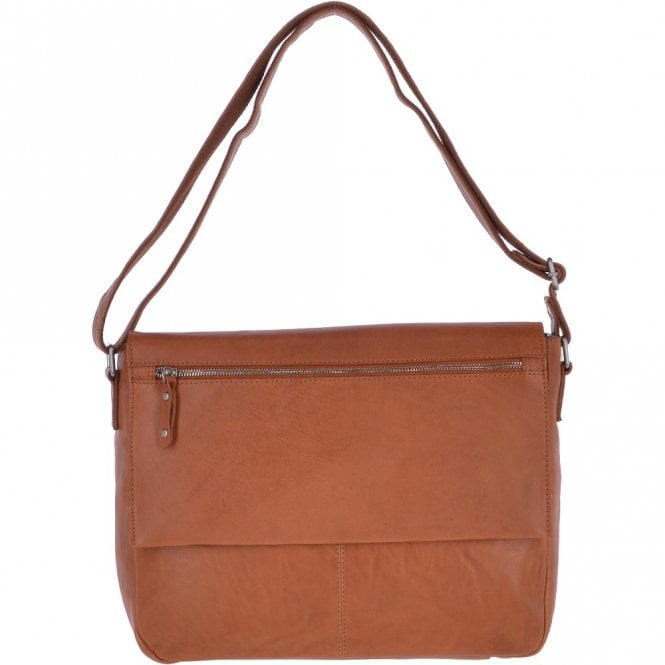 ashwood leather Mens Luxury Leather 15inch Laptop Work Bag Tan : Baker WLB