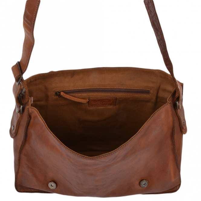 Ashwood Leather Mens Vintage Leather Messenger Bag Rust : 7996