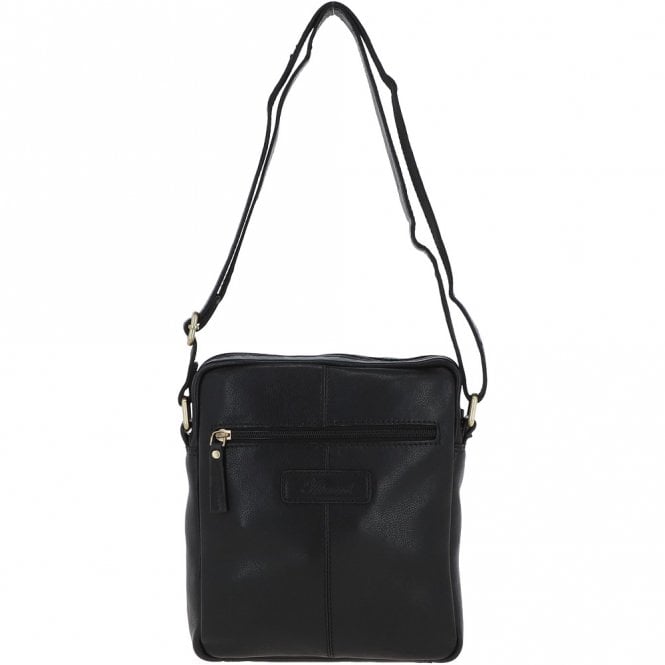 Ashwood Leather Michigan Leather Body Bag Black: M-56