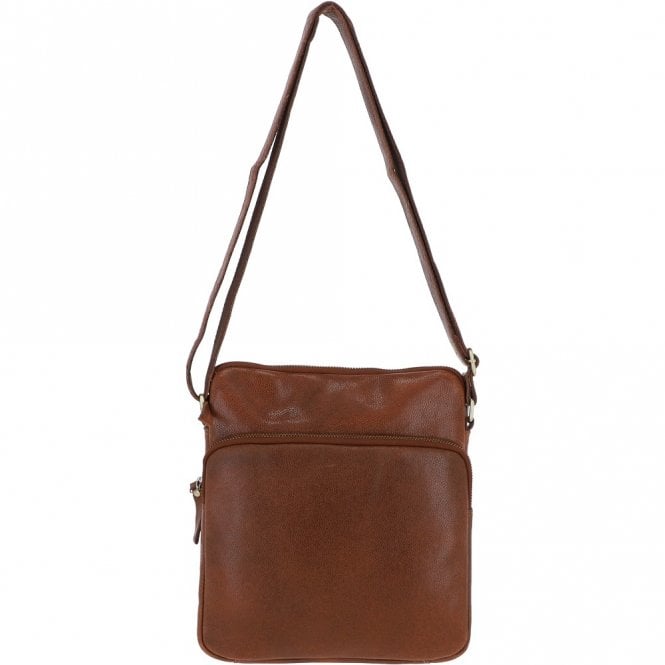 ashwood leather Michigan Leather Body Bag Cognac : M-52