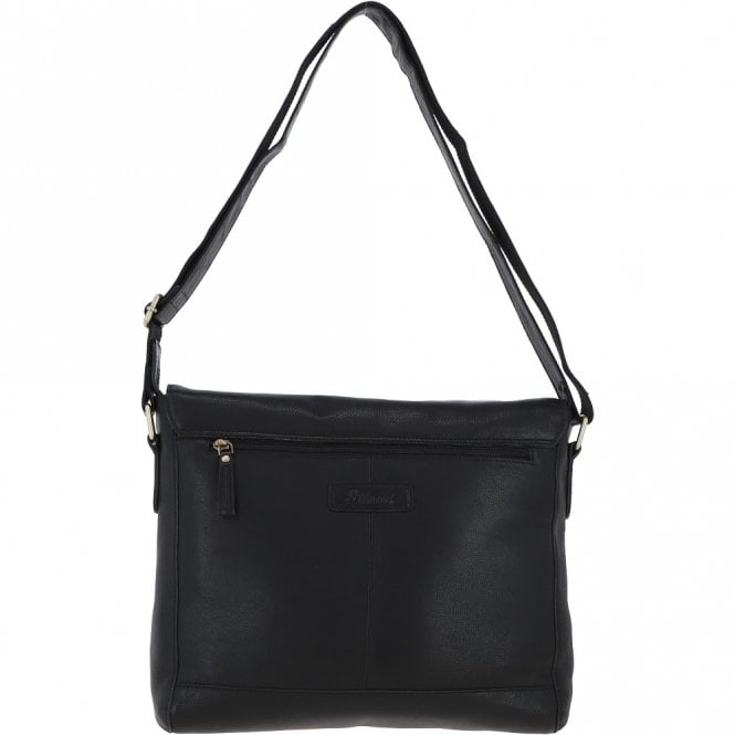 Ashwood Leather Michigan Leather Messenger Bag Black : M-57