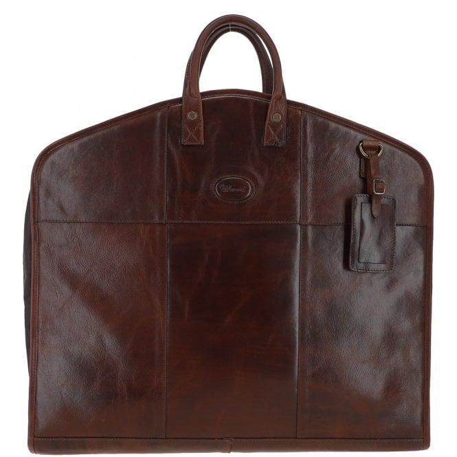 ashwood leather Michigan Leather Suit Carrier Tempo Brown: 8145 ashwood leather Michigan Leather Suit Carrier Tempo Brown: 8145