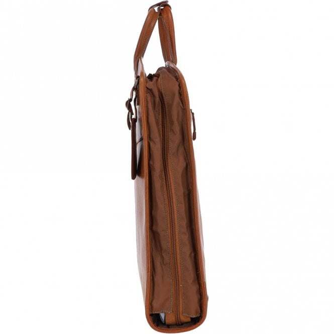 Ashwood Leather Michigan Leather Suit Carrier Tempo Tan : 8145