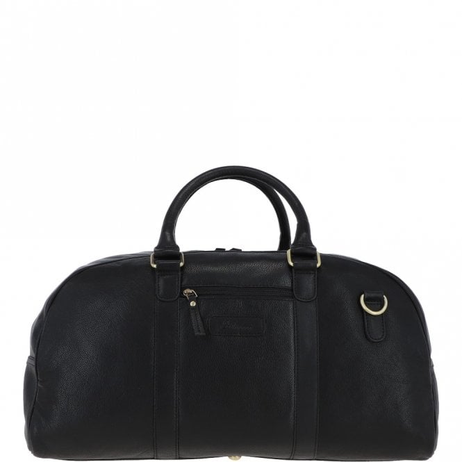 Ashwood Leather Michigan Leather Travel Holdall Black : M-58