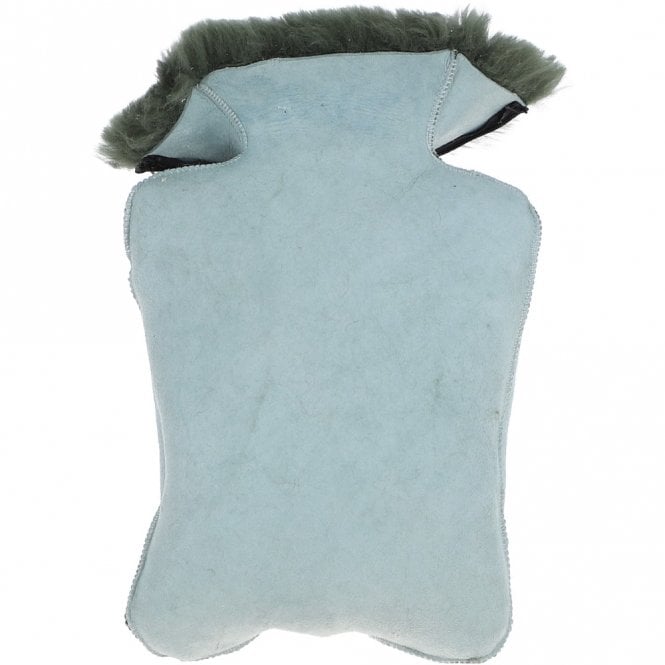 Ashwood Leather Natural Sheepskin Hot Water Bottle Cover Cypress: HW Bottle Cover 2L