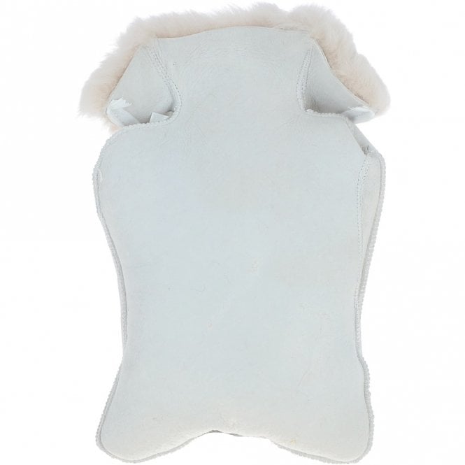 Ashwood Leather Natural Sheepskin Hot Water Bottle Cover Linen: HW Bottle Cover 2L