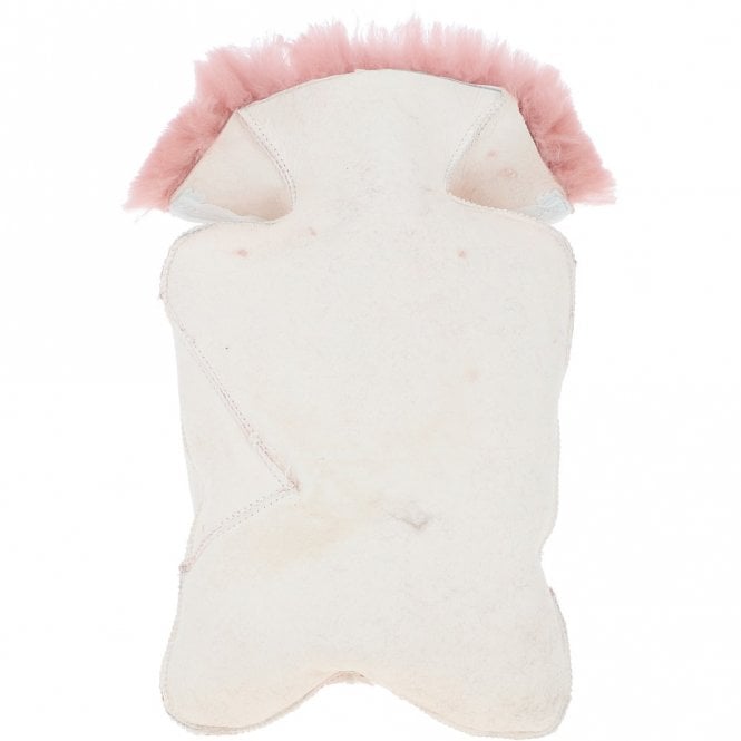 Ashwood Leather Natural Sheepskin Hot Water Bottle Cover Rosa Pink: HW Bottle Cover 2L