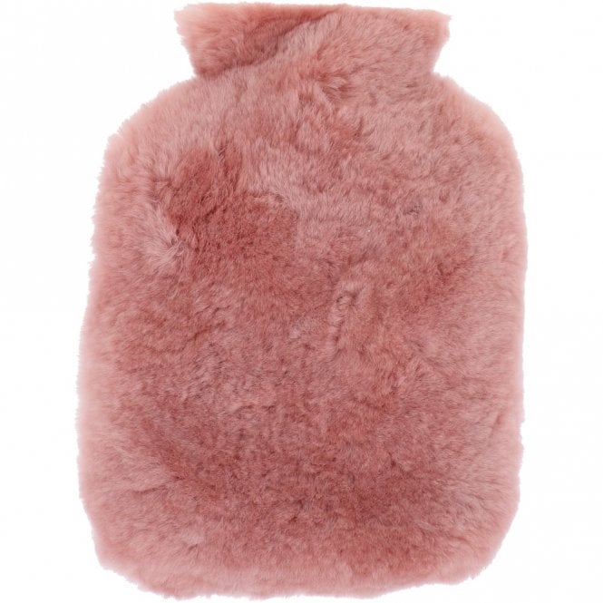 ashwood leather Natural Sheepskin Hot Water Bottle Cover Rosa Pink: HW Bottle Cover 2L