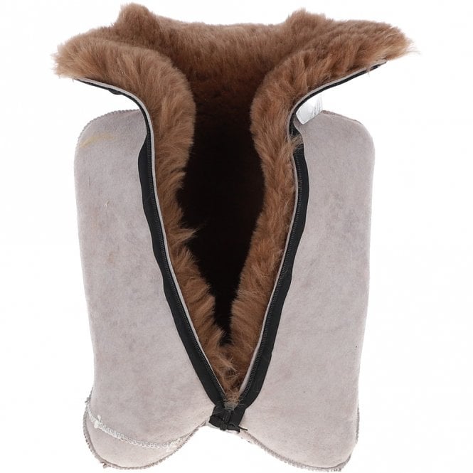 Ashwood Leather Natural Sheepskin Hot Water Bottle Cover Toffee: HW Bottle Cover 2L