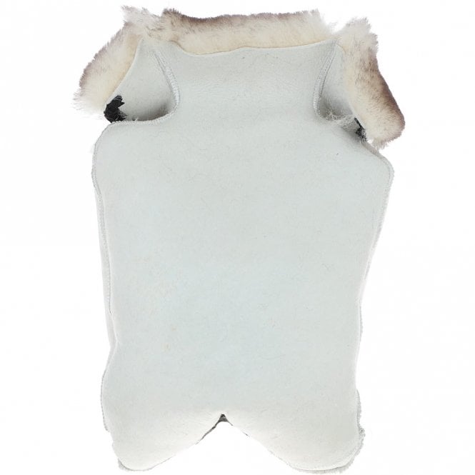 Ashwood Leather Natural Sheepskin Hot Water Bottle Cover Wolf Tip: HW Bottle Cover 2L