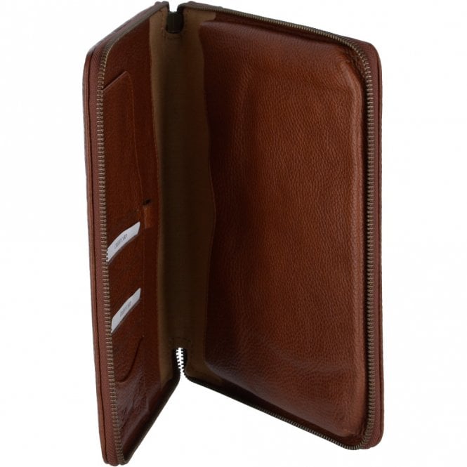Ashwood Leather Oily Hunter Leather Tablet Sleeve Honey Tan : Sam