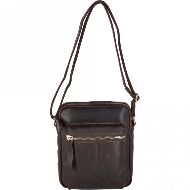 ashwood leather Oily Hunter Medium Travel Flight Bag Brown: 1661