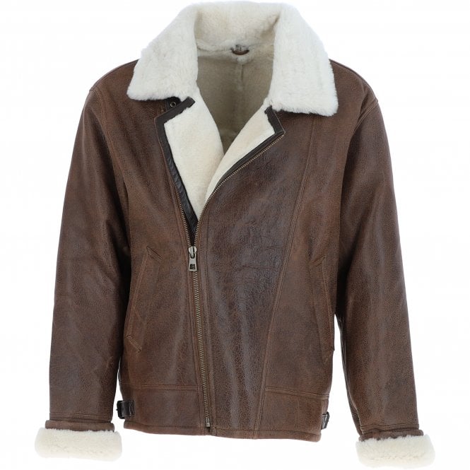 ashwood leather Sheepskin Flying Jacket Antique : Luan