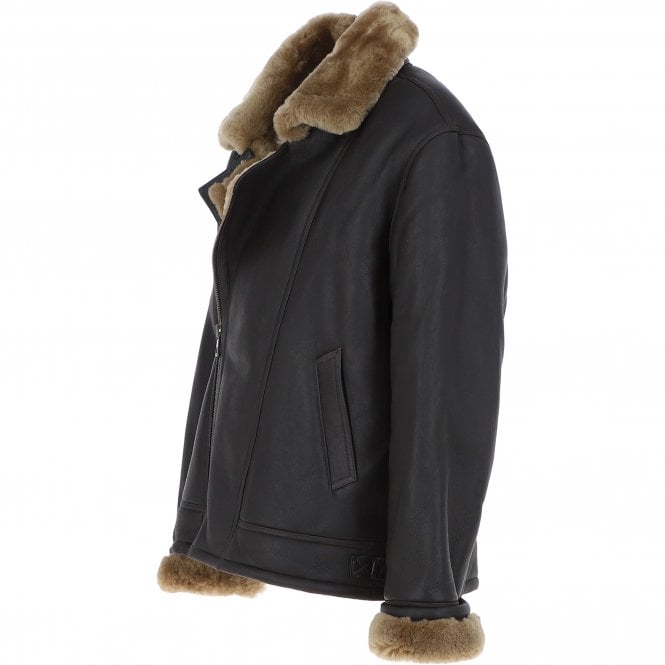Ashwood Leather Sheepskin Flying Jacket Ginger : Luan