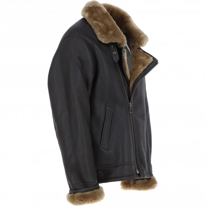 Ashwood Leather Sheepskin Flying Jacket Ginger : Luan