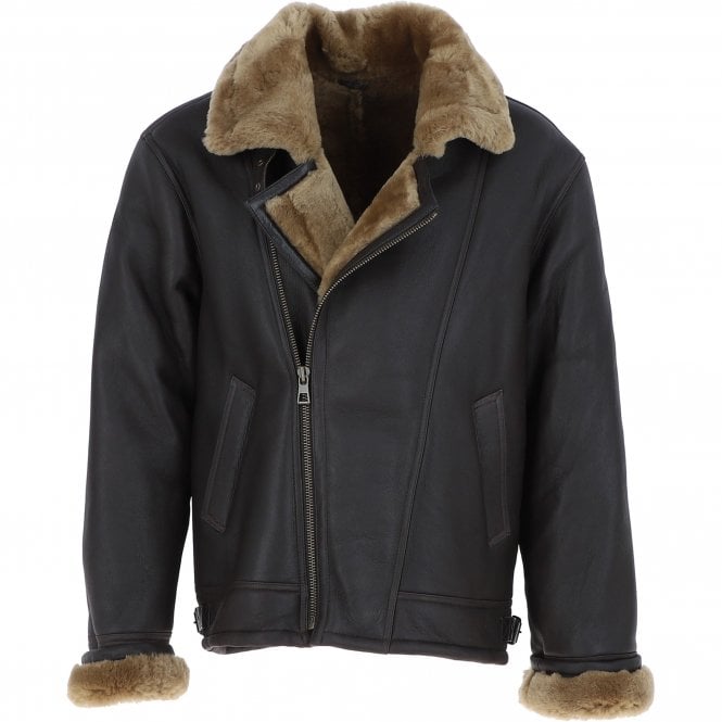 ashwood leather Sheepskin Flying Jacket Ginger : Luan