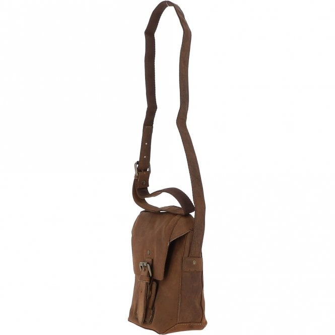 Ashwood Leather Small Vintage Leather Messenger Bag Tan: Miro