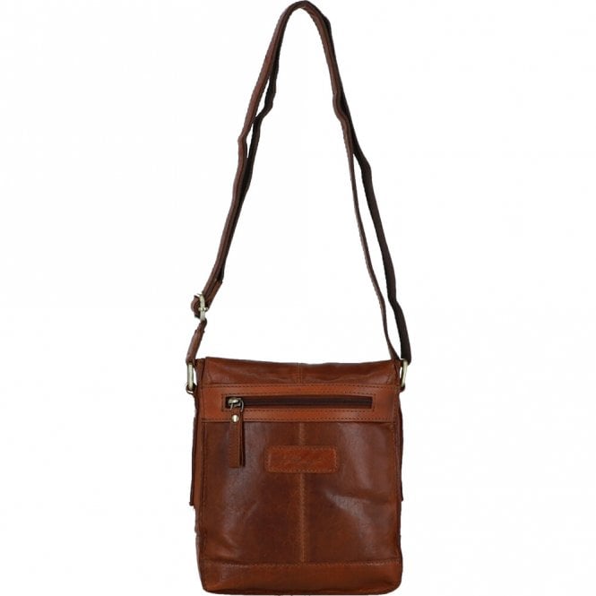 Ashwood Leather Small Vintage Wash Leather Travel Bag Tan: G-31