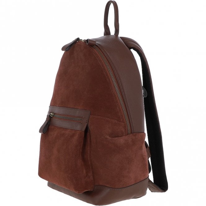 Ashwood Leather Suede And Leather Luxury Backpack Tan : Tucker