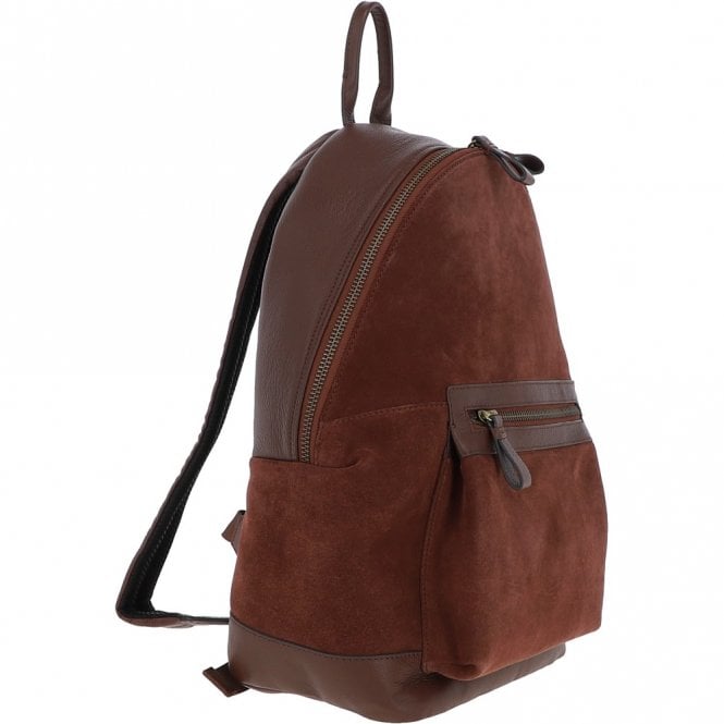Ashwood Leather Suede And Leather Luxury Backpack Tan : Tucker